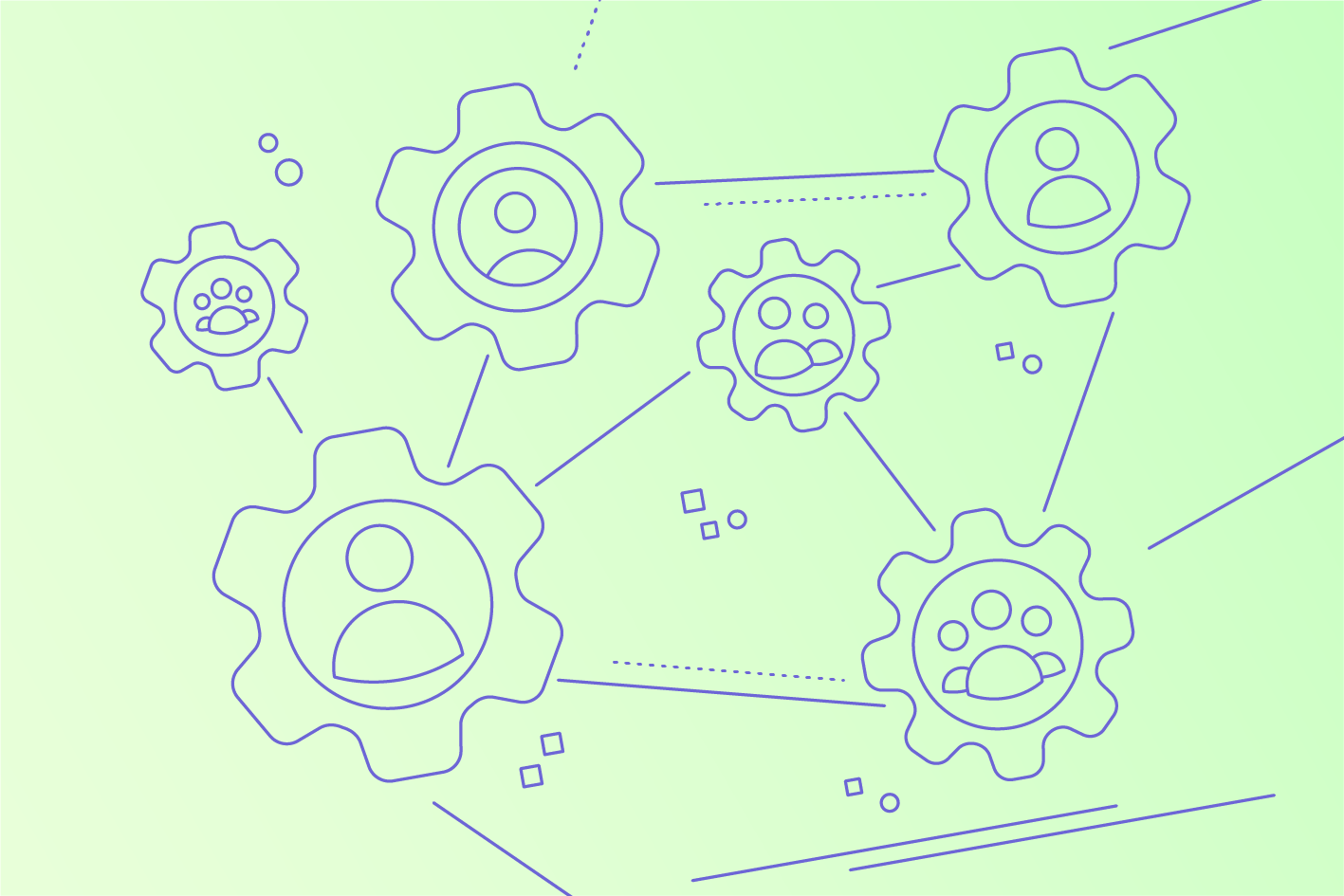 Background photo with big fingerprint graphic.