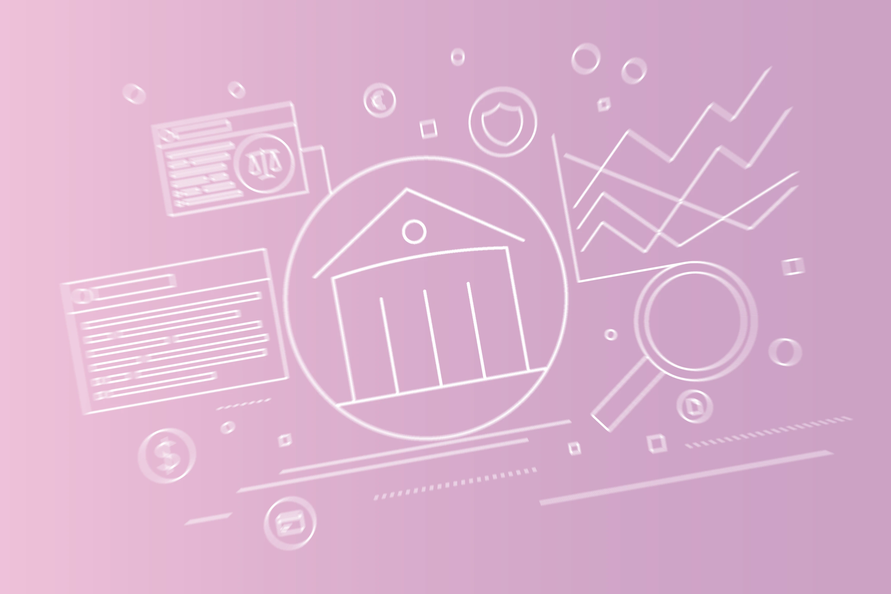 Background photo with big fingerprint graphic.