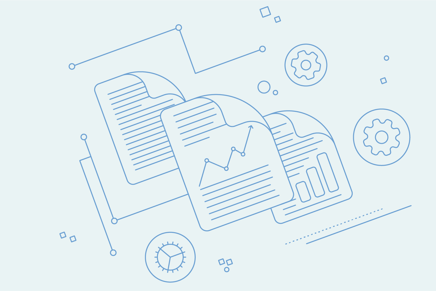 Background photo with big fingerprint graphic.